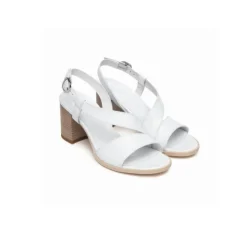 NERO GIARDINI SANDALO TACCO E410440D-707 BIANCO