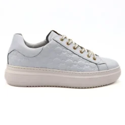 NERO GIARDINI SNEAKER E409915D 707 LOGO BIANCO