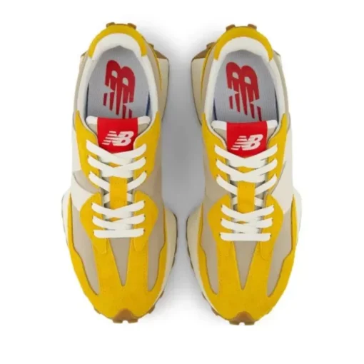NEW BALANCE SNEAKERS U 327 SB GIALLO OCRA
