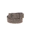 SIMPLYUP CINTURA UOMO 1057 FORI GRIGIO