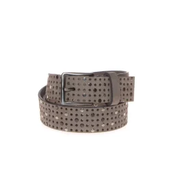 SIMPLYUP CINTURA UOMO 1057 FORI GRIGIO