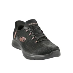 SKECHERS SLIPON 150128-BKGD NERO