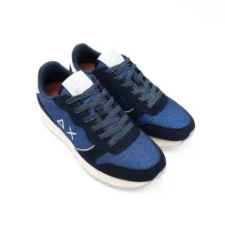 SUN68 SNEAKER Z34203-07 LUREX BLU