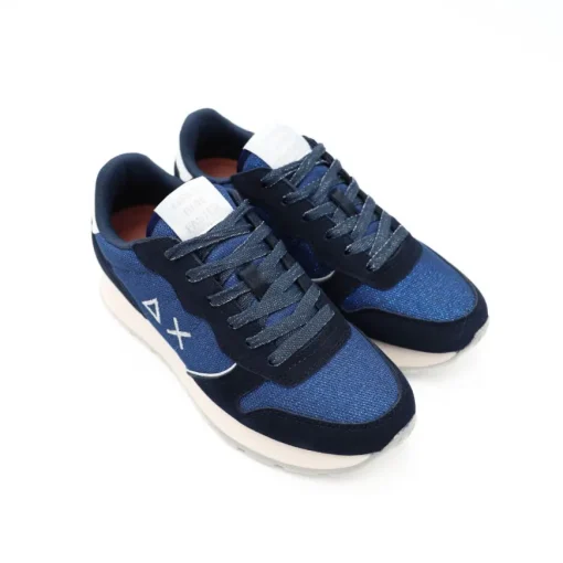 SUN68 SNEAKER Z34203-07 LUREX BLU