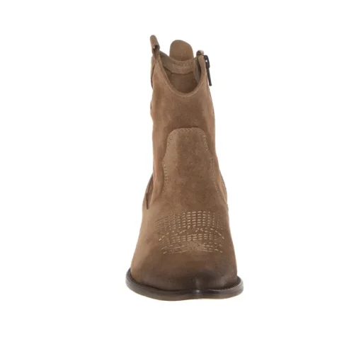 THE FLOW M305 STIVALETTO TEXANO PELLE SCAMOSCIATA SABBIA