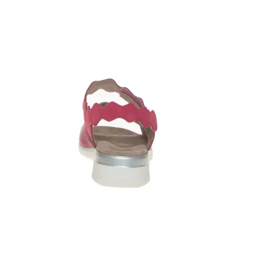 TOMASI ADELE SANDALO PELLE RETTILE FUCSIA