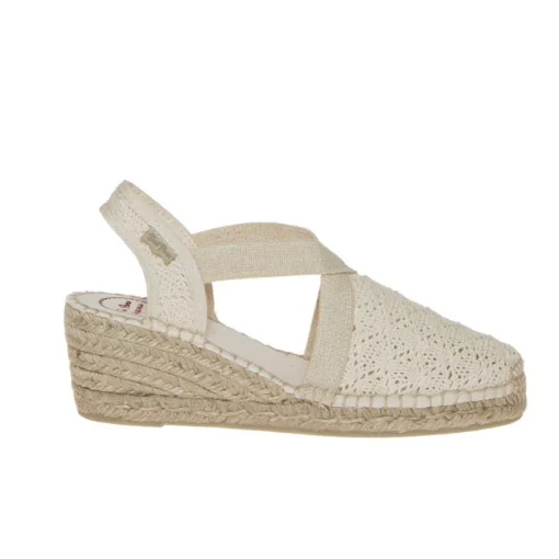 TONI PONS TERRA-AD ESPADRILLAS MACRAMÈ ECRU