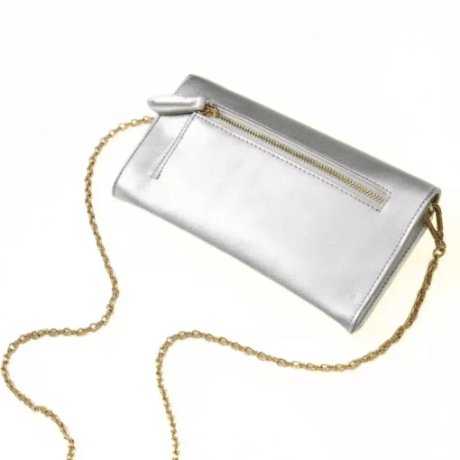 TWINSET POCHETTE TH7020 ARGENTO